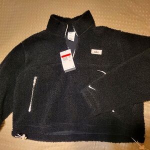 Nwt cropped Nike Black Sweatshirt